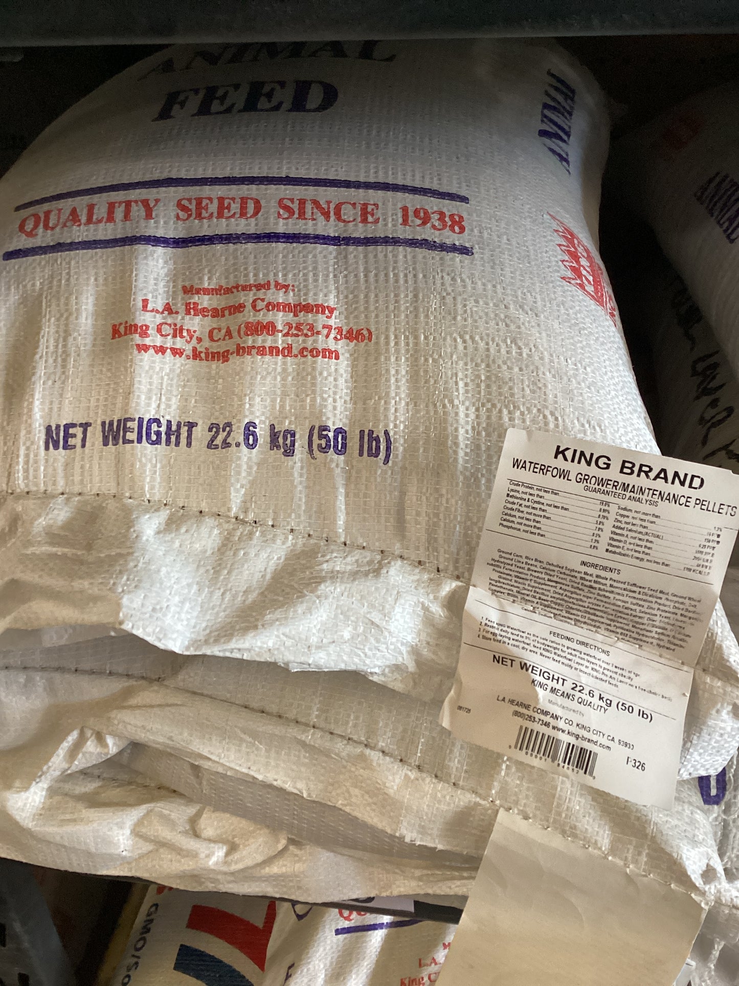 Waterfowl Grower / Maintenance