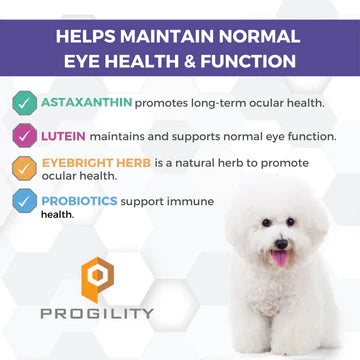 PROGILITY Tear Stain Soft Chew Supplement Eye Support