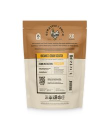 Scratch & Peck - Organic 3 Grain Scratch - 10lb