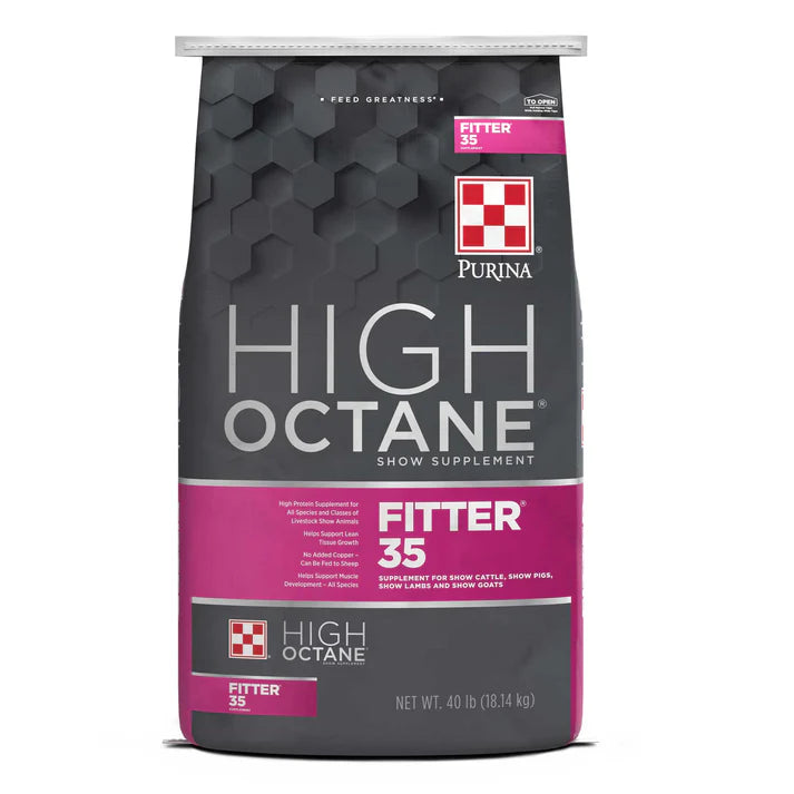 Purina High Octane Fitter 35 Topdress Livestock Supplement