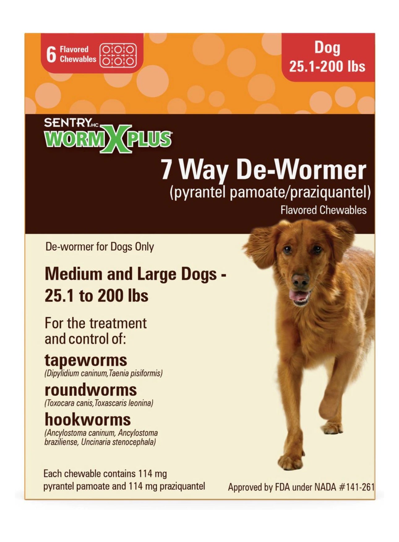 7 way de-wormer - Sentry - WormX Plus