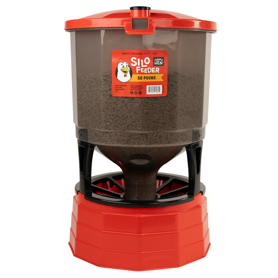 Silo Poultry Feeder - Happy Hen