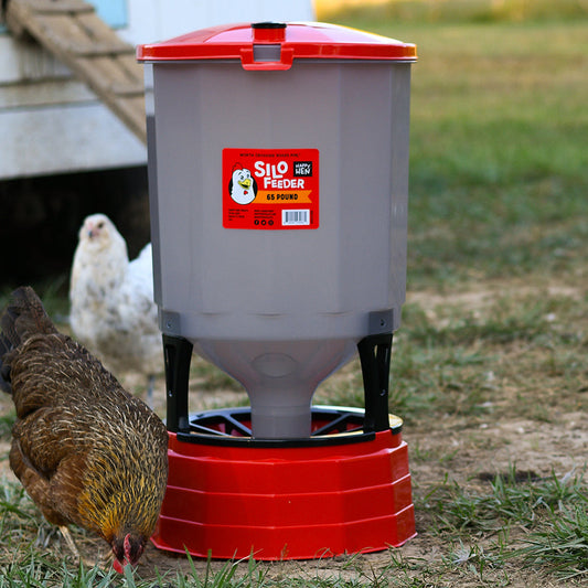 Silo Poultry Feeder - Happy Hen