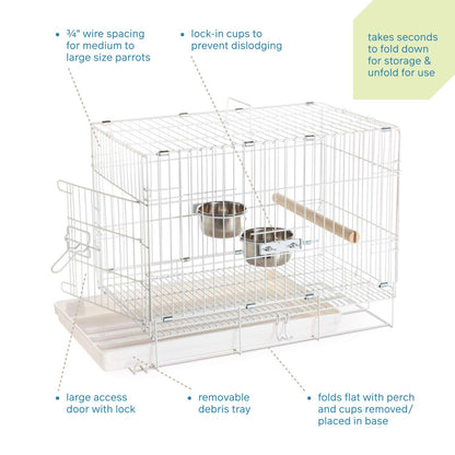 Travel Cage - White