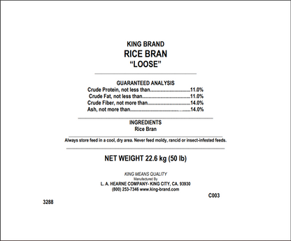 Rice Bran - Loose