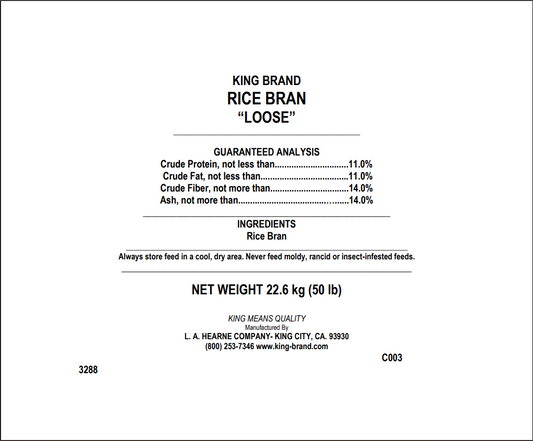 Rice Bran - Loose