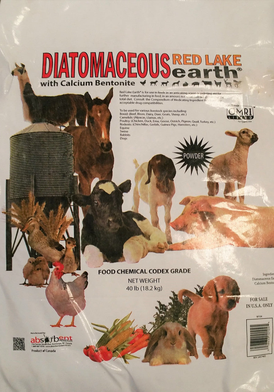 Red Lake Earth - Diatomaceous Earth Powder