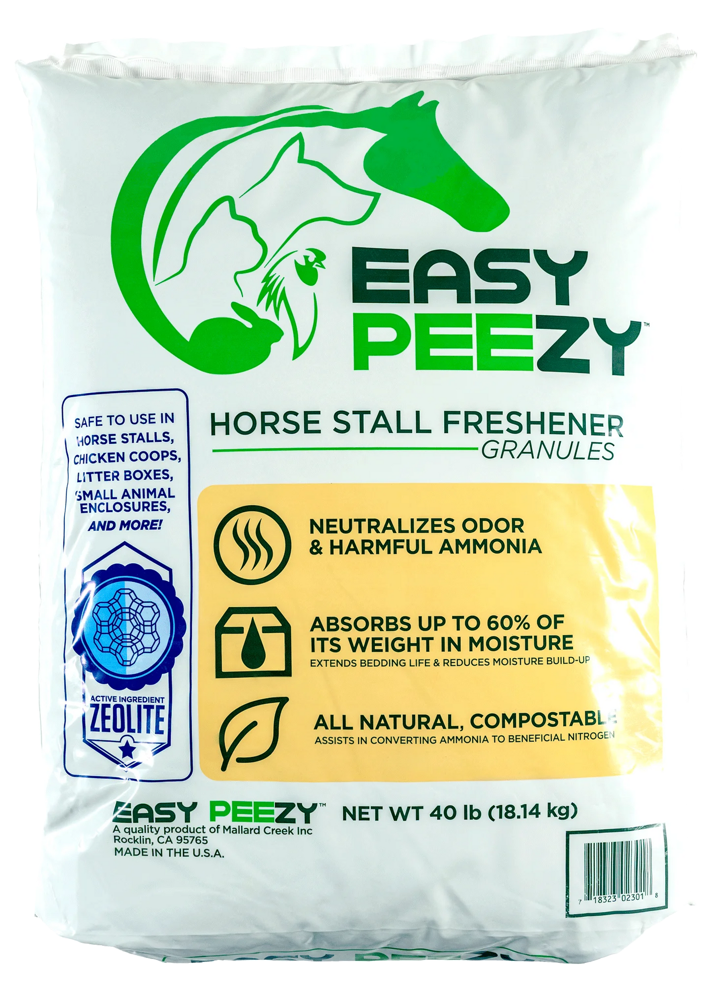 Easy Peezy Horse Stall Freshener Granules