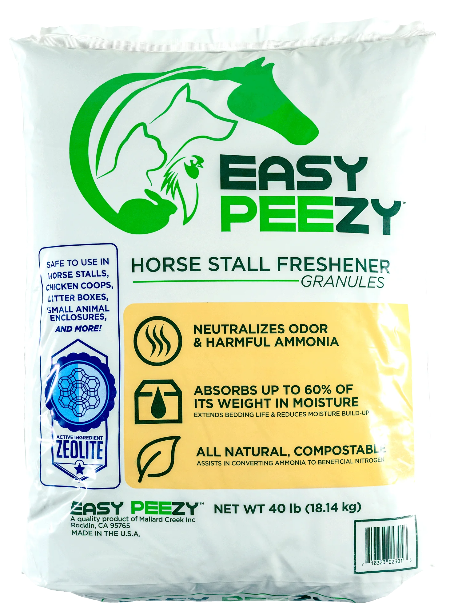 Easy Peezy Horse Stall Freshener Granules