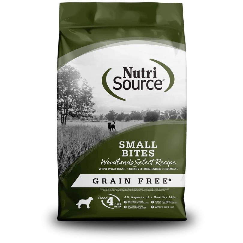 NutriSource Small Bites Woodlands Select Recipe Grain Free