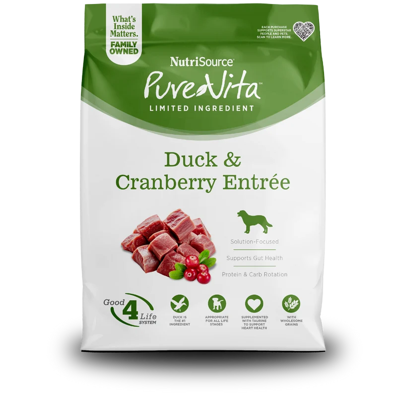 PureVita Dog - Duck & Cranberry Entrée