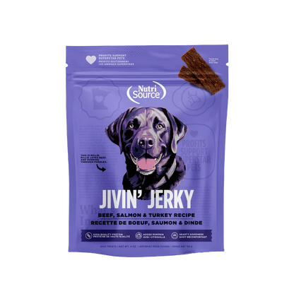 NutriSource Jivin' Jerky Dog Treats