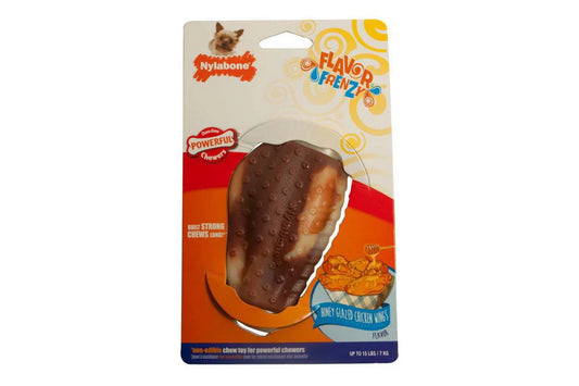 Nylabone Dura Chew Flavor Frenzy Powerful Chewers Chicken Wing