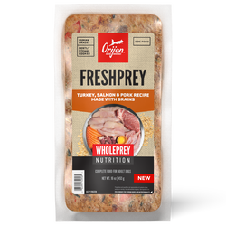 FRESHPREY Turkey, Salmon & Pork Recipe with Grains