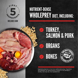 FRESHPREY Turkey, Salmon & Pork Recipe with Grains