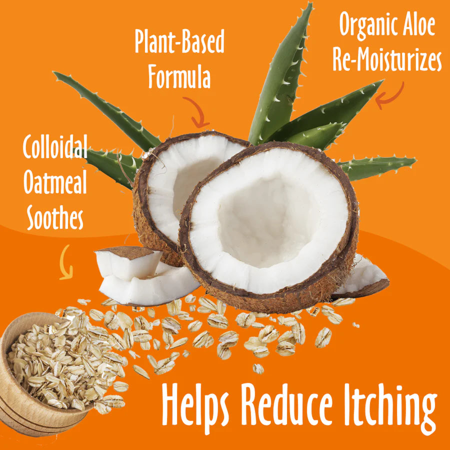 Oatmeal & Aloe Shampoo - Vanilla & Almond - Earthbath