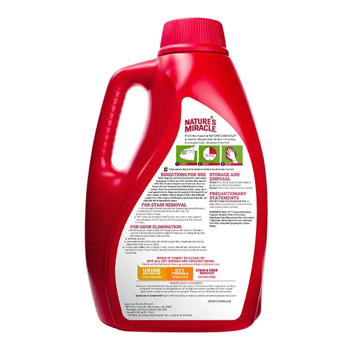 Nature's Miracle Advanced Cat Stain & Odor Eliminator Pour, 1-Gal Bottle