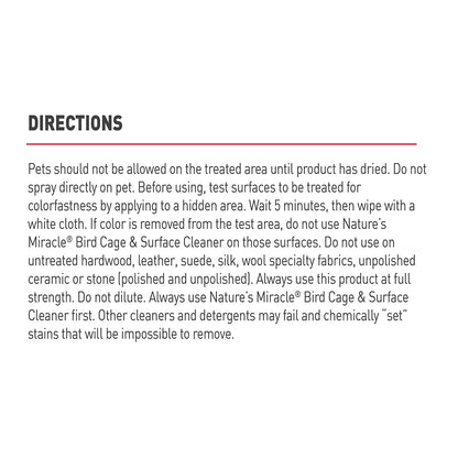 Nature's Miracle Bird Cage & Surface Cleaner
