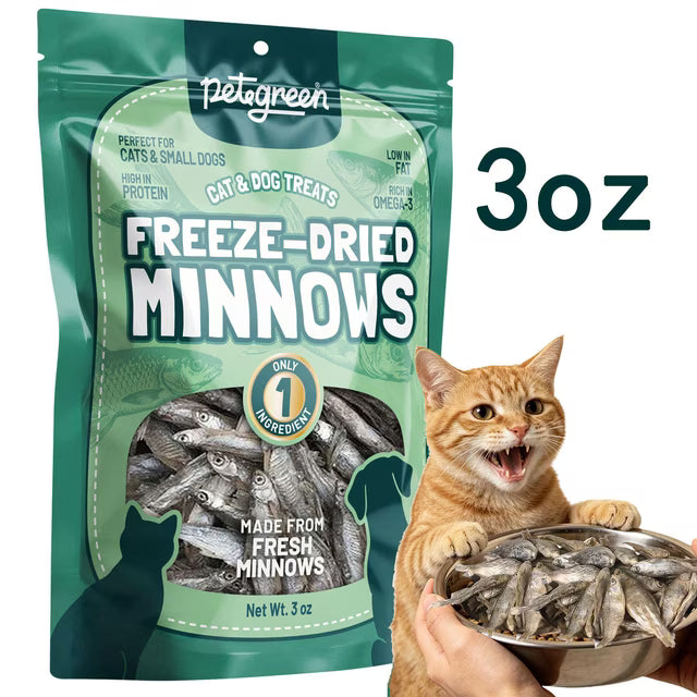 Petegreen Freeze-Dried Minnows 3 oz