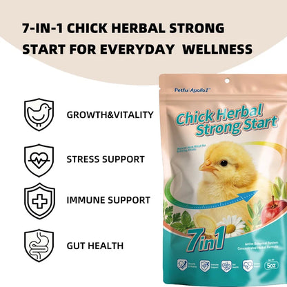 Petfu Apollo1 7-in-1 Chick Herbal Strong Start For Chick & Other Poultry