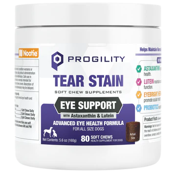 PROGILITY Tear Stain Soft Chew Supplement Eye Support