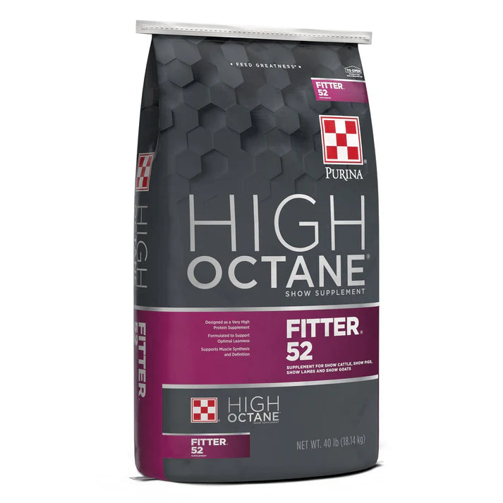 Purina High Octane Fitter 52 Pelleted Livestock Protein Supplement