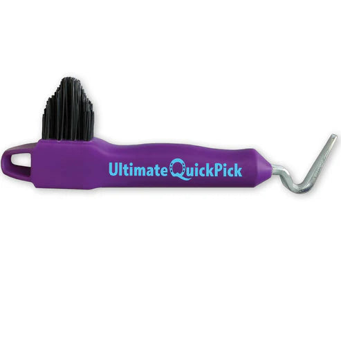 Ultimate Quick Pick Hoof Pick with Brush - 9"
