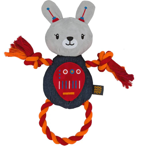 Robot Pet Plush Dog Toy, 14"