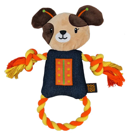 Robot Pet Plush Dog Toy, 14"