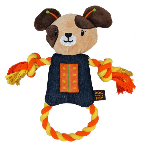Robot Pet Plush Dog Toy, 14"