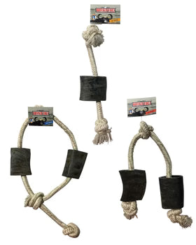 Buffalo Tugz Water Buffalo Horn Rope Toys