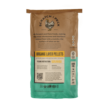 Scratch & Peck - Organic Layer Pellets 18%