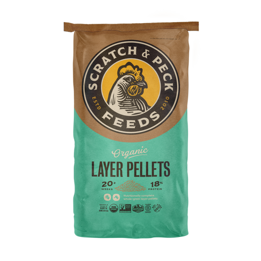 Scratch & Peck - Organic Layer Pellets 18%