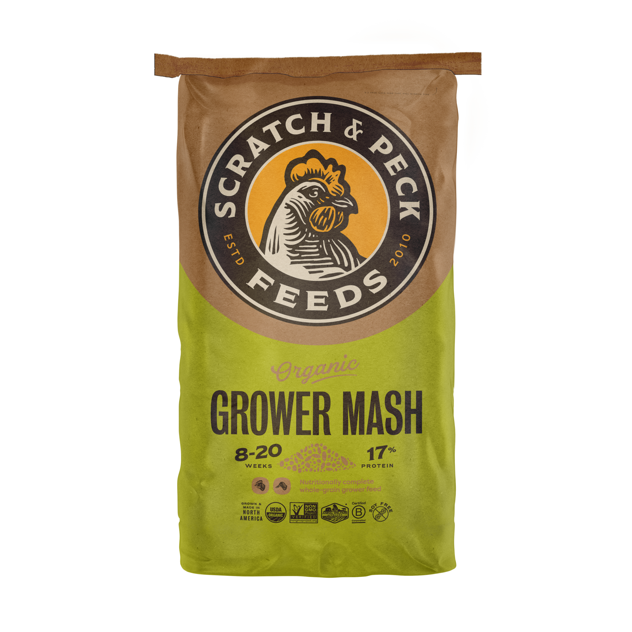Scratch & Peck - Organic Grower Mash