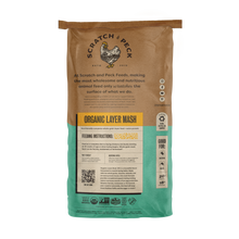 Scratch & Peck - Organic Layer Mash 18% - 40lb