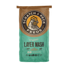 Scratch & Peck - Organic Layer Mash 18% - 40lb