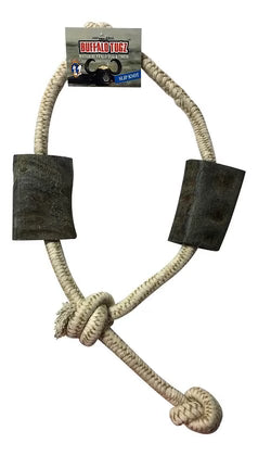 Buffalo Tugz Water Buffalo Horn Rope Toys