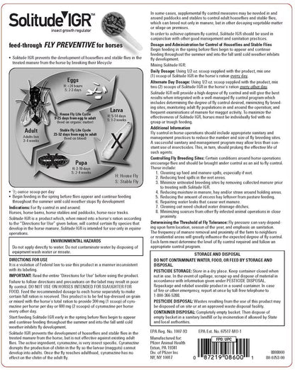 Solitude IGR Horse Fly Preventive