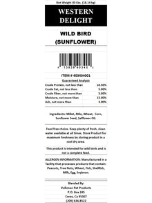Western Delight - Wild Bird with Sunflower