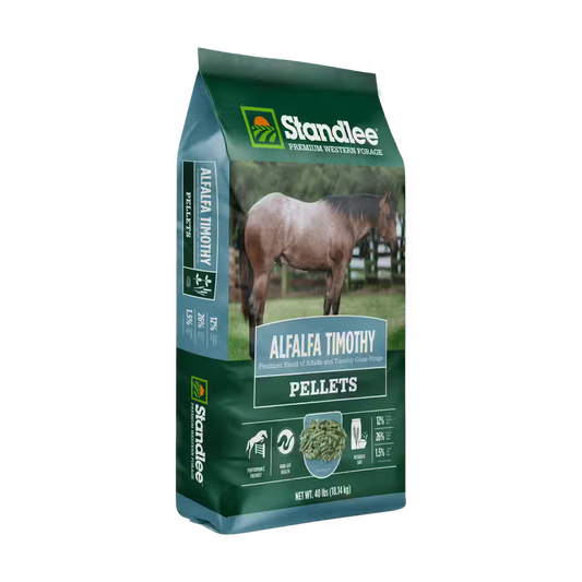 Alfalfa Timothy Pellets Standlee Premium Western Forage Horse Feed, 40 lb