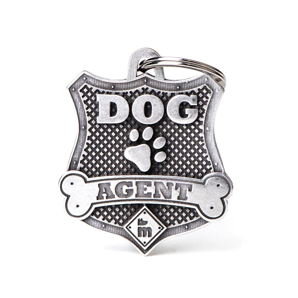 DOG AGENT BADGE ID TAG