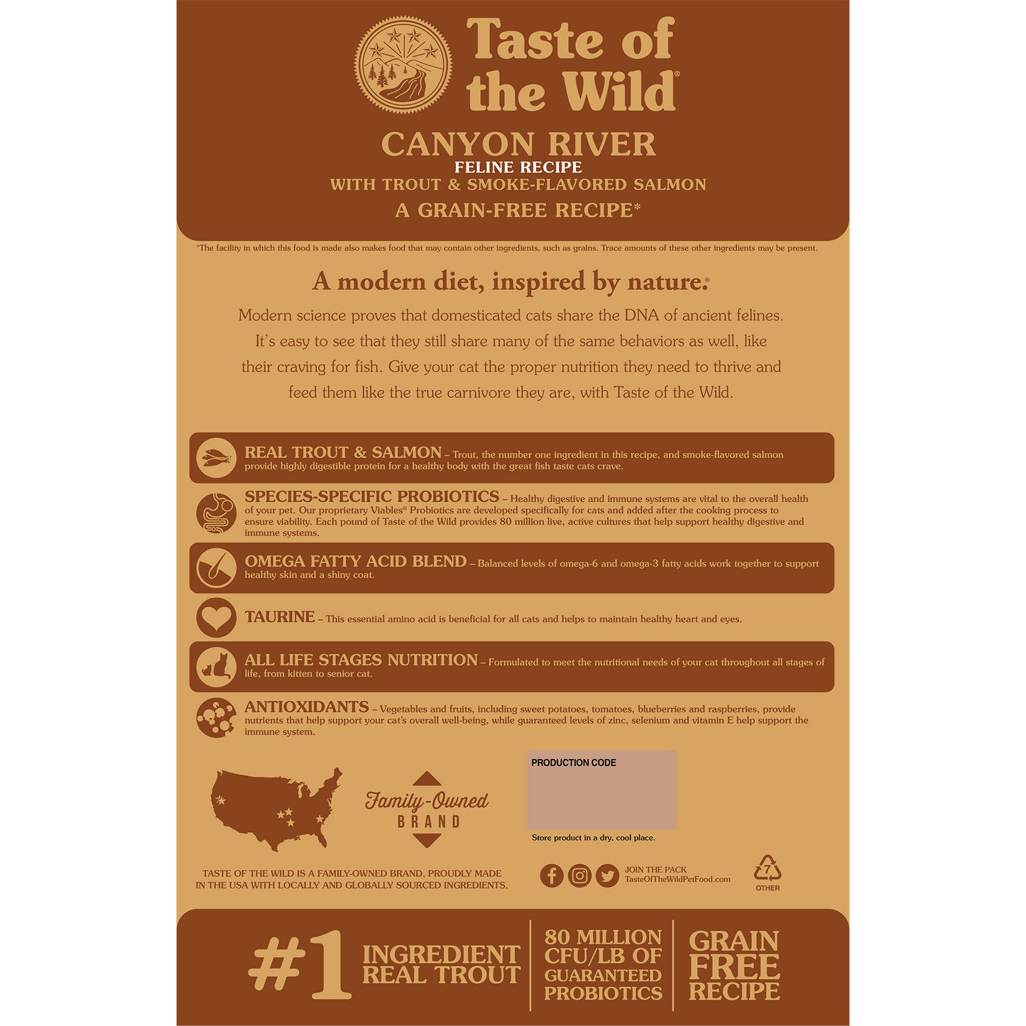 Taste of the Wild - Canyon River Cat Food