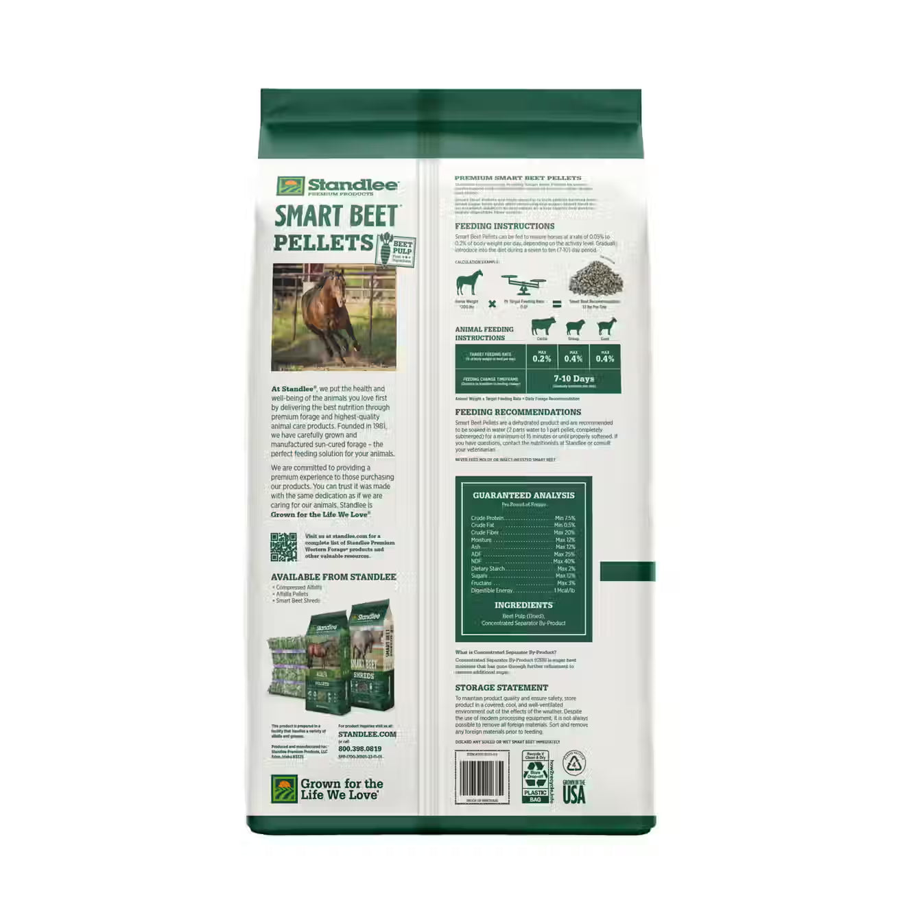 Smart Beet Pellets - Standlee Horse Feed