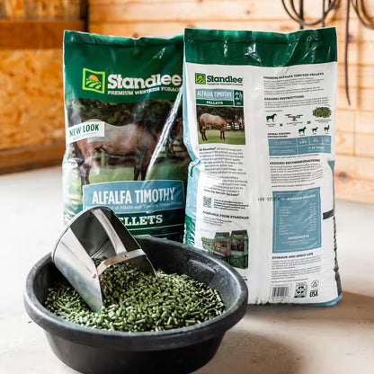 Alfalfa Timothy Pellets Standlee Premium Western Forage Horse Feed, 40 lb