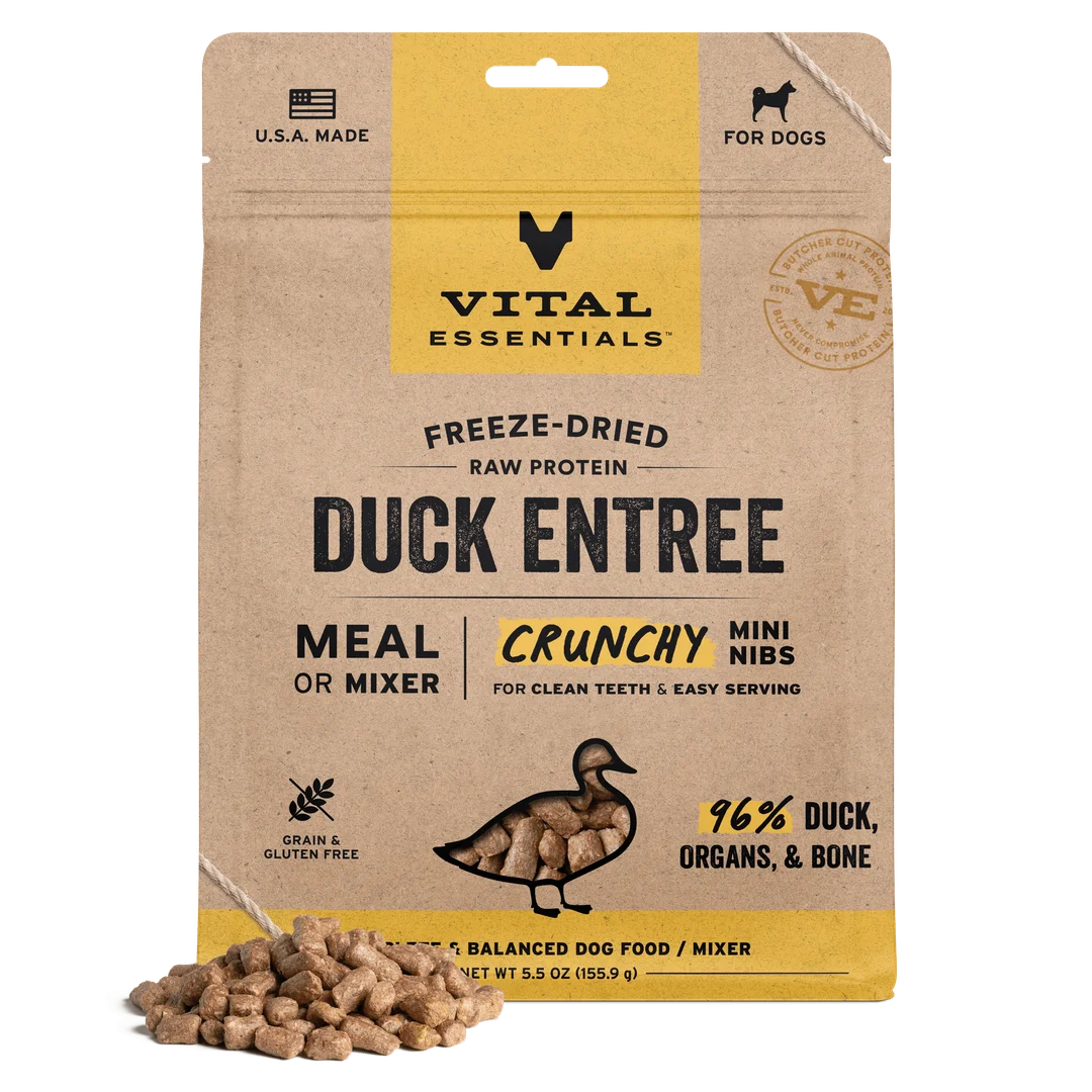 VE Dog - Freeze Dried Raw Protein Entree Crunchy Mini Nibs