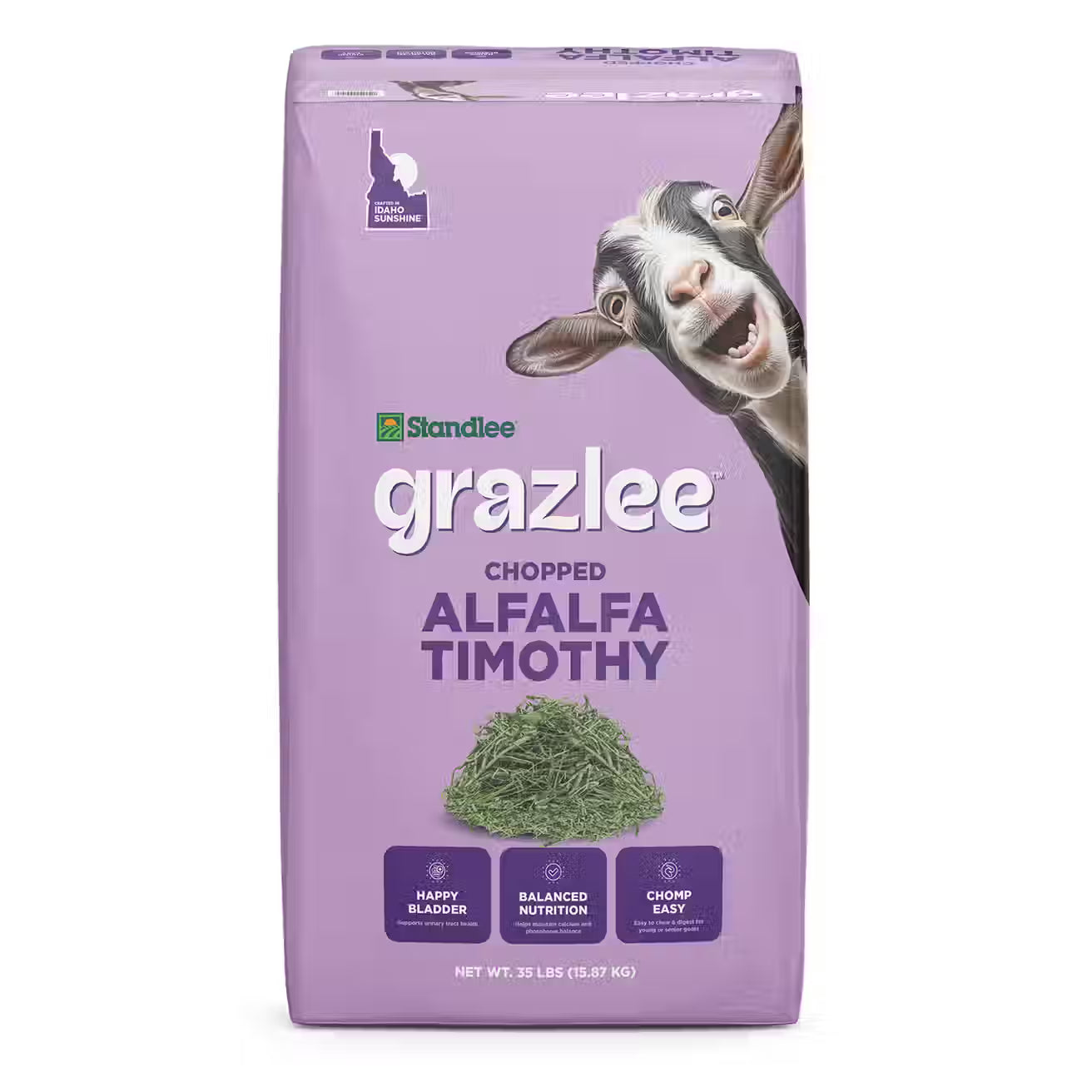 Standlee Grazlee Chopped Alfalfa / Timothy Forage, 35 lb Bag