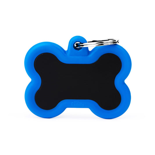 BLACK BONE ALU BLUE RUBBER