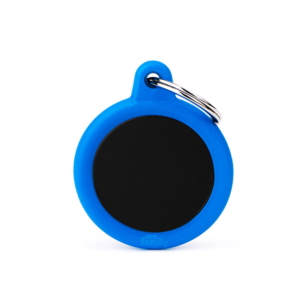 BLACK CIRCLE ALU BLUE RUBBER