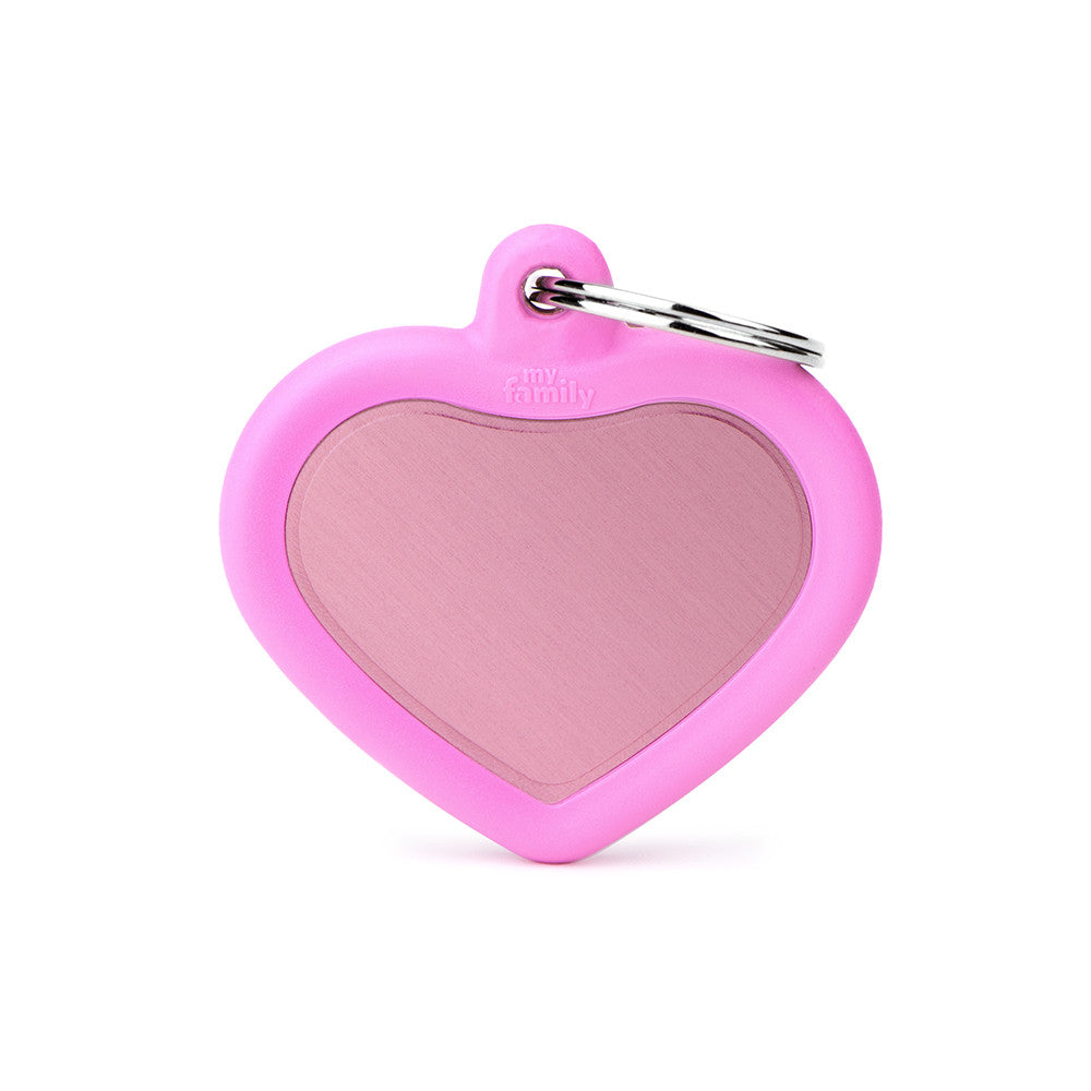 PINK HEART ALU PINK RUBBER