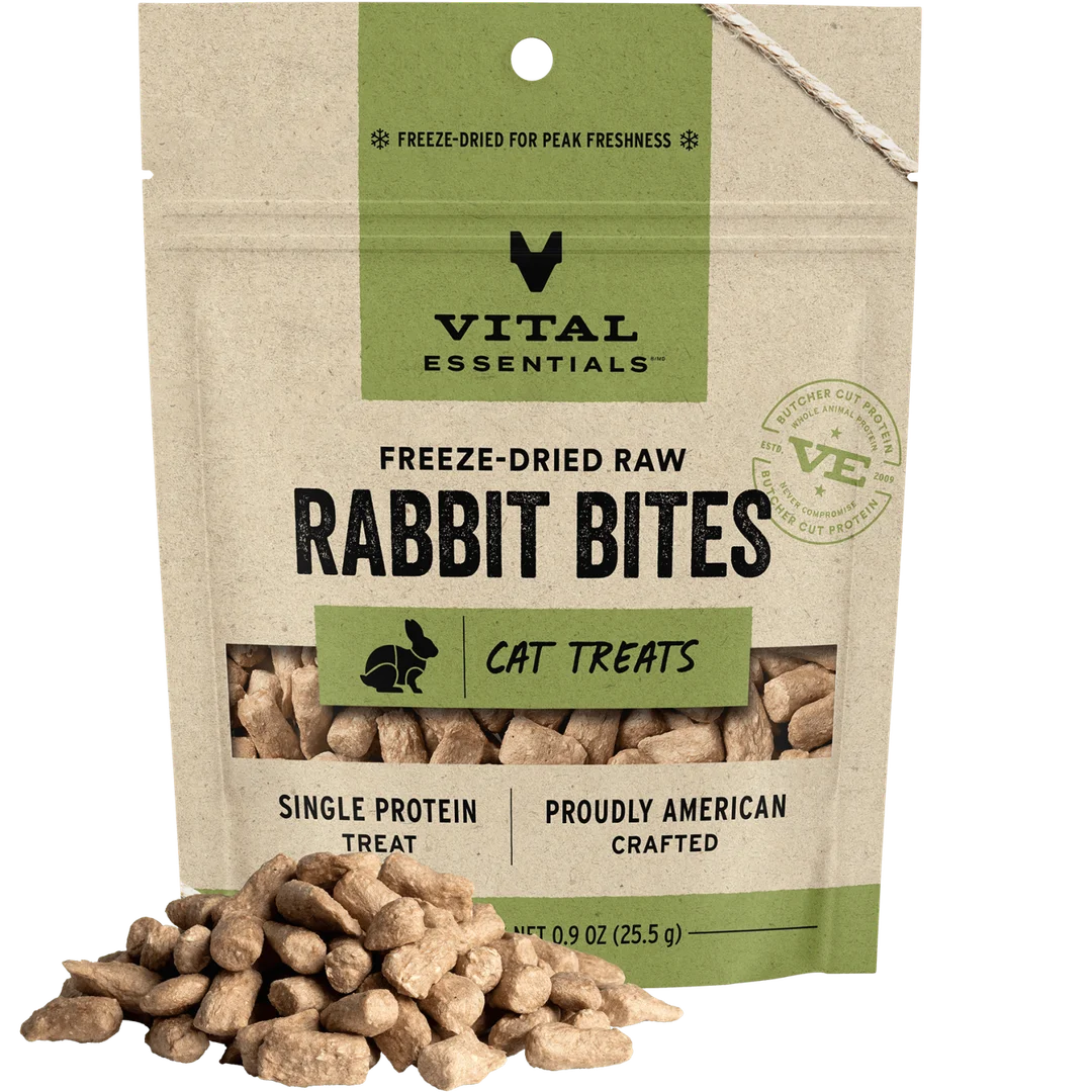 VE Cat - Rabbit Bites Freeze-Dried Raw